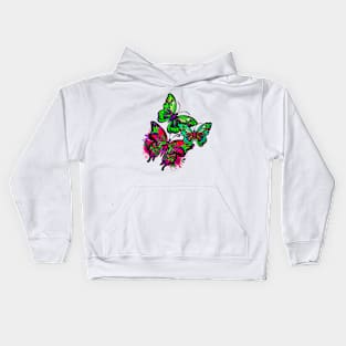 butterfly splash Kids Hoodie